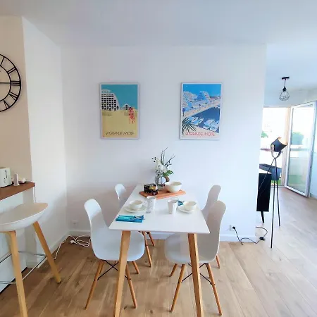 Apartamento Grand Voile - Hyper Centre, Climatisation, Vue Panoramique Sur L'architecture De Motte
