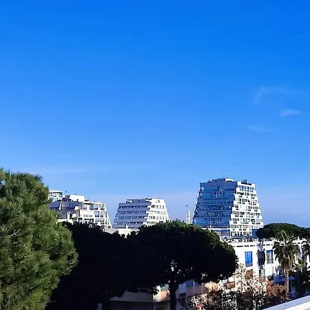 Apartment Grand Voile - Hyper Centre, Climatisation, Vue Panoramique Sur L'architecture De Motte